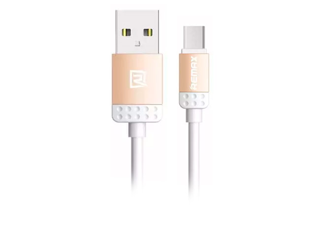 USB-кабель Remax Lovely Quick Charge&Data Cable (microUSB, 1 м, золотистый)