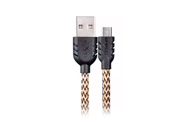 USB-кабель Remax Suteng Double-Sided Data Cable (microUSB, 1 м, золотистый)