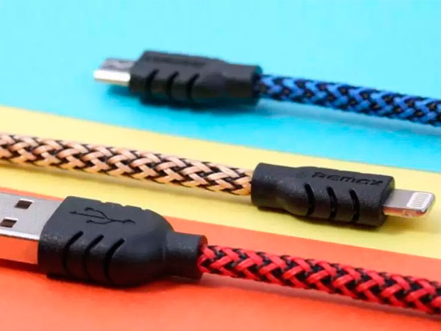 USB-кабель Remax Suteng Double-Sided Data Cable (microUSB, 1 м, золотистый)