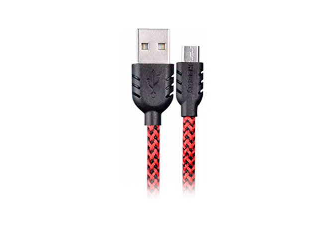 USB-кабель Remax Suteng Double-Sided Data Cable (microUSB, 1 м, красный)