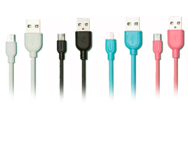 USB-кабель Remax Souffle Data Cable (microUSB, 1 м, розовый)