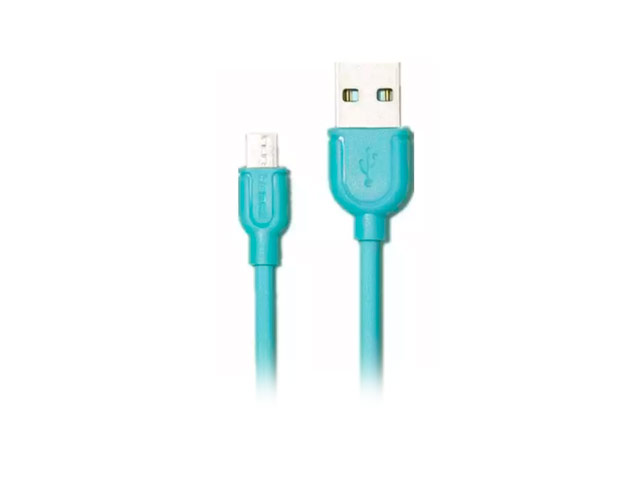 USB-кабель Remax Souffle Data Cable (microUSB, 1 м, голубой)