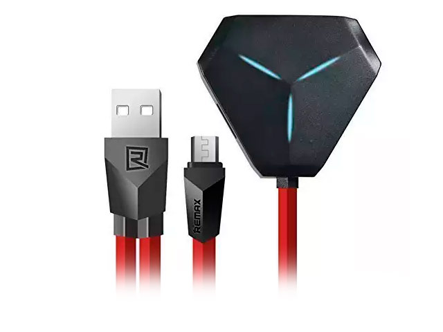 USB-хаб Remax Aliens 3 USB HUB+OTG универсальный (microUSB, OTG, 3 USB-порта, черный)