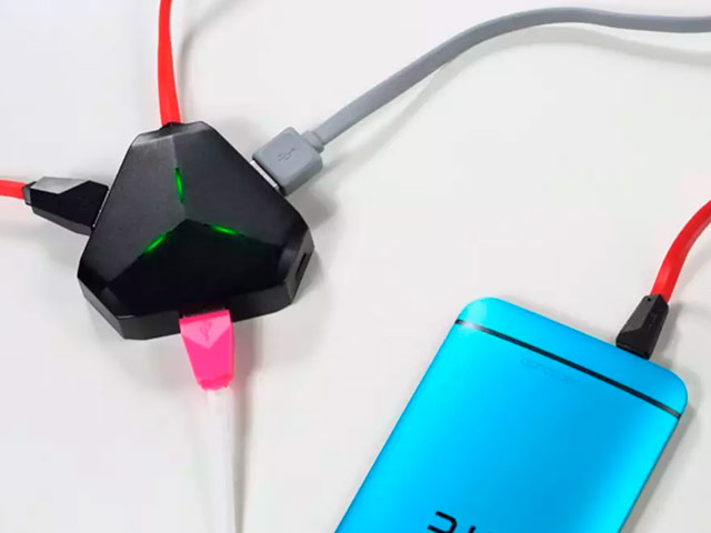 USB-хаб Remax Aliens 3 USB HUB+OTG универсальный (microUSB, OTG, 3 USB-порта, черный)