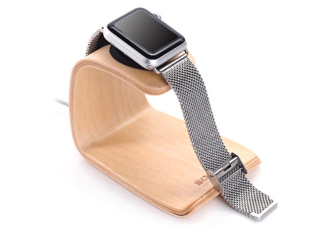 Подставка Samdi Charging Stand для часов Apple Watch (деревянная, желтая)