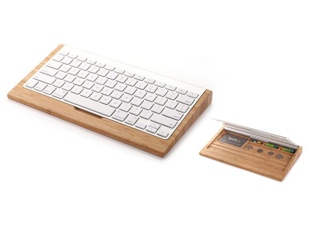 Подставка Samdi Stand для Apple Wireless Keyboard (деревянная, желтая)