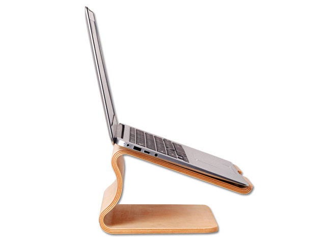 Подставка Samdi Desktop Stand для Apple MacBook (деревянная, желтая)