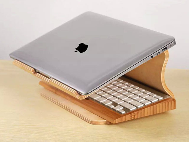 Подставка Samdi Desktop Stand для Apple MacBook (деревянная, желтая)