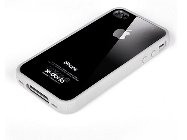 Чехол X-doria Dual Material Case для Apple iPhone 4/4S (серый)