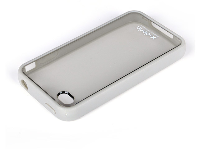 Чехол X-doria Dual Material Case для Apple iPhone 4/4S (серый)