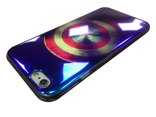 Чехол Yotrix CreativeCase для Apple iPhone 6S (Captain America, гелевый)