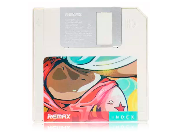 Внешняя батарея Remax Floppy Disk series универсальная (5000 mAh, белая)