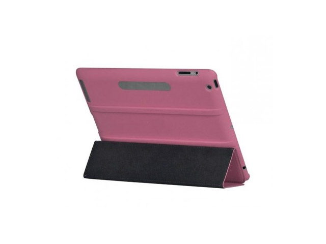Чехол X-doria SmartStyle case для Apple iPad 2/New iPad (розовый, кожанный)