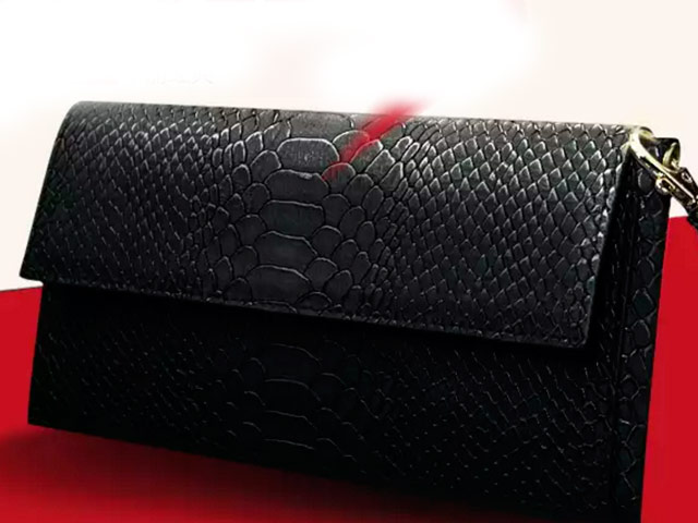 Сумка-клатч Remax Single Bag #215 универсальная (черная, кожаная)