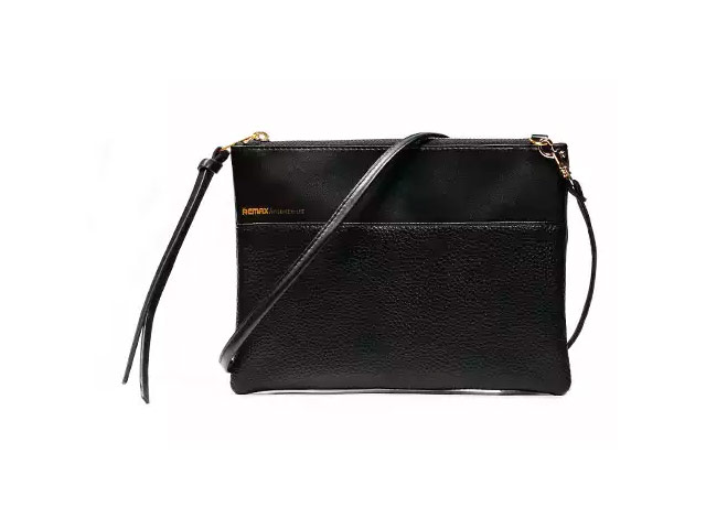 Сумка-клатч Remax Single Bag #218 универсальная (черная, кожаная)