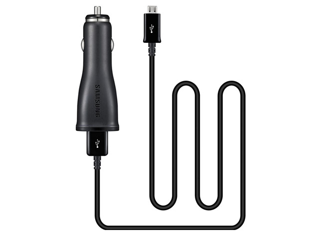 Зарядное устройство Samsung Car Adapter автомобильное (10W, 2A, черное, microUSB)