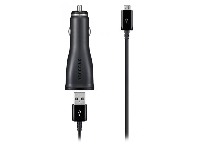 Зарядное устройство Samsung Car Adapter автомобильное (10W, 2A, черное, microUSB)