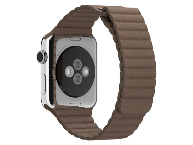 Ремешок для часов Synapse Leather Loop для Apple Watch (38 мм, коричневый, кожаный)