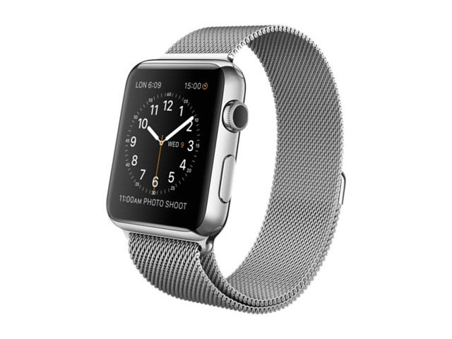 Ремешок для часов Synapse Milanese Loop для Apple Watch (42/44/45 мм, серебристый, стальной)