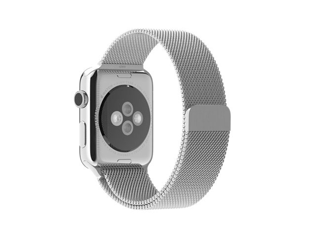 Ремешок для часов Synapse Milanese Loop для Apple Watch (38/40/41 мм, серебристый, стальной)