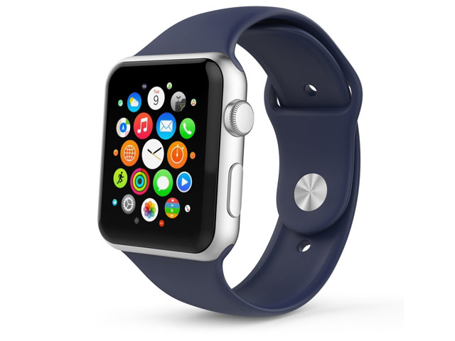 Ремешок для часов Synapse Sport Band для Apple Watch (42 мм, синий, силиконовый)