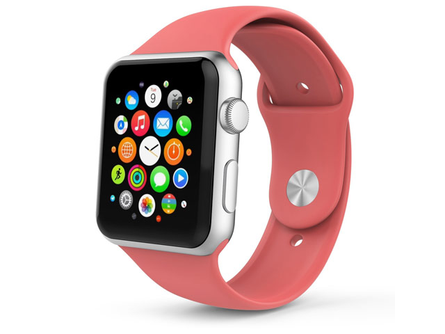 Ремешок для часов Synapse Sport Band для Apple Watch (42 мм, розовый, силиконовый)