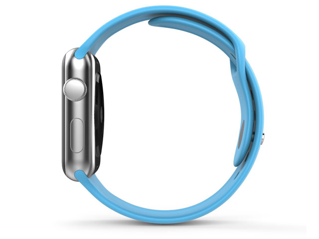Ремешок для часов Synapse Sport Band для Apple Watch (42 мм, голубой, силиконовый)