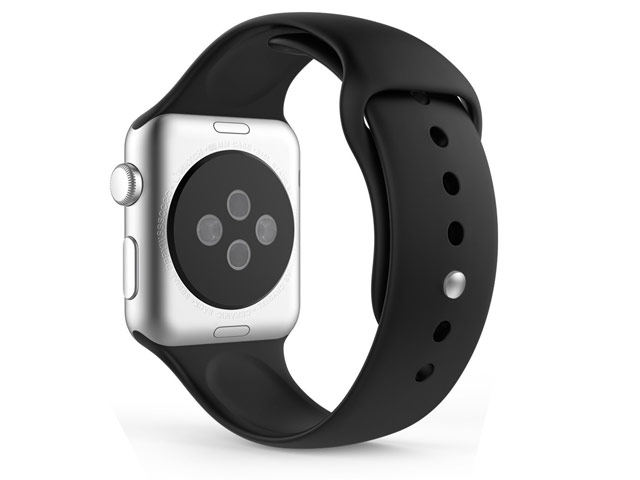 Ремешок для часов Synapse Sport Band для Apple Watch (38 мм, черный, силиконовый)