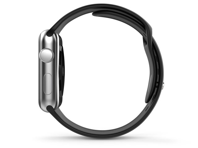 Ремешок для часов Synapse Sport Band для Apple Watch (38 мм, черный, силиконовый)