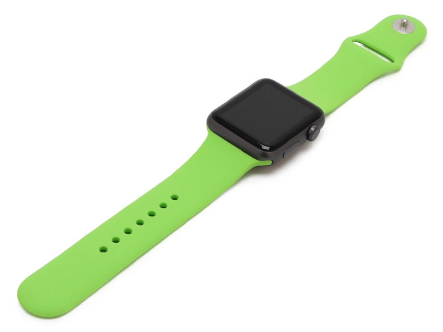 Ремешок для часов Synapse Sport Band для Apple Watch (38 мм, зеленый, силиконовый)