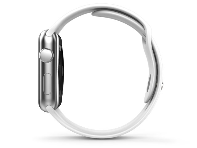 Ремешок для часов Synapse Sport Band для Apple Watch (38 мм, белый, силиконовый)