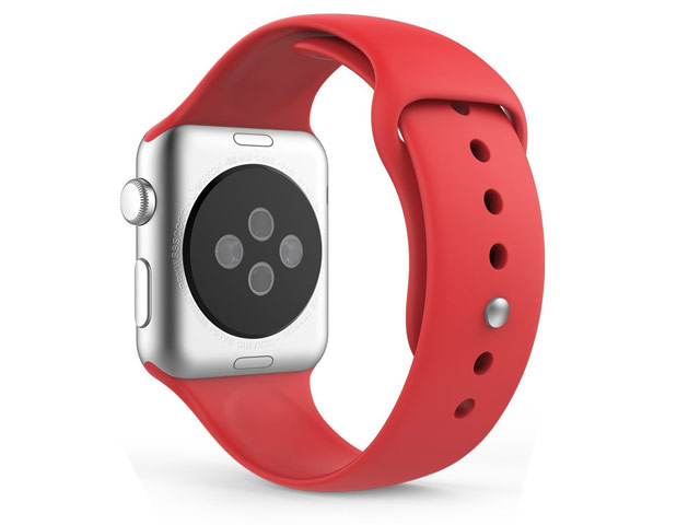 Ремешок для часов Synapse Sport Band для Apple Watch (38 мм, красный, силиконовый)
