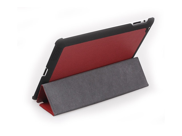 Чехол YooBao iSlim leather case для Apple iPad 2/new iPad (кожанный, красный)