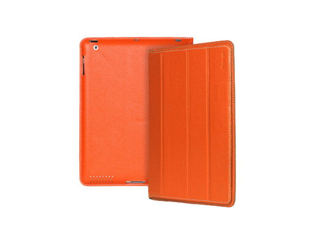 Чехол YooBao iSmart Leather case для Apple iPad 2/New iPad (оранжевый, кожанный)