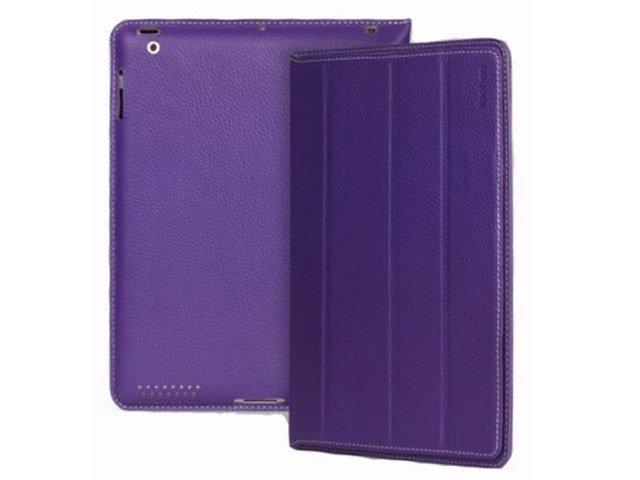 Чехол YooBao iSmart Leather case для Apple iPad 2/new iPad (фиолетовый, кожанный)