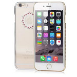 Чехол Yotrix HardCase Crystal для Apple iPhone 6S (Round Silver, пластиковый)