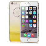 Чехол Yotrix HardCase Crystal для Apple iPhone 6S (Round Yellow, пластиковый)