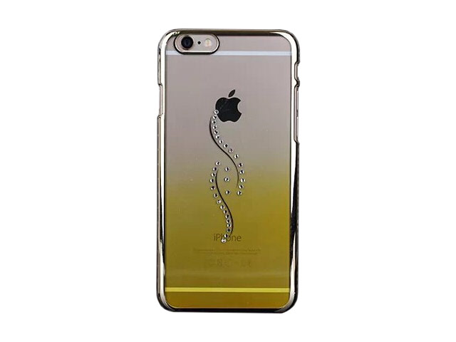 Чехол Yotrix HardCase Crystal для Apple iPhone 6S (Ornament Yellow, пластиковый)