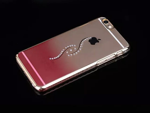 Чехол Yotrix HardCase Crystal для Apple iPhone 6S (Ornament Red, пластиковый)