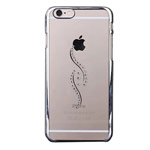 Чехол Yotrix HardCase Crystal для Apple iPhone 6S (Ornament Silver, пластиковый)