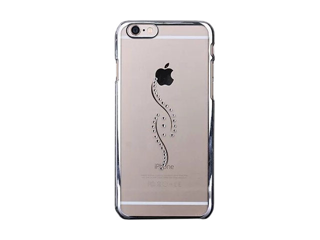 Чехол Yotrix HardCase Crystal для Apple iPhone 6S (Ornament Silver, пластиковый)