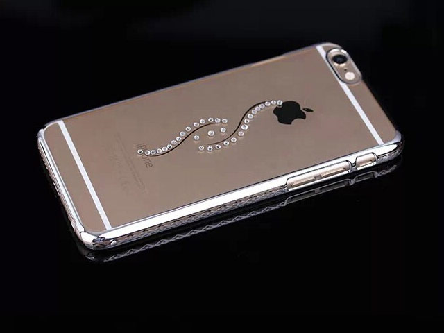 Чехол Yotrix HardCase Crystal для Apple iPhone 6S (Ornament Silver, пластиковый)