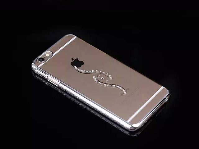 Чехол Yotrix HardCase Crystal для Apple iPhone 6S (Ornament Silver, пластиковый)