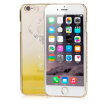 Чехол Yotrix HardCase Crystal для Apple iPhone 6S (Heart Yellow, пластиковый)