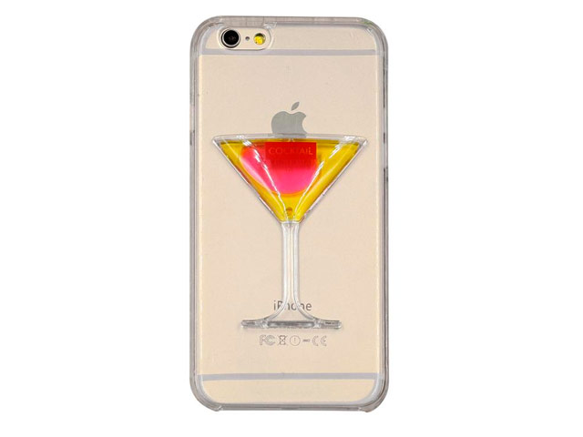Чехол Yotrix HardCase Liquid для Apple iPhone 6S (Cocktail, пластиковый)