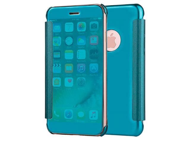 Чехол Yotrix FlipWallet case для Apple iPhone 6S (синий, пластиковый)