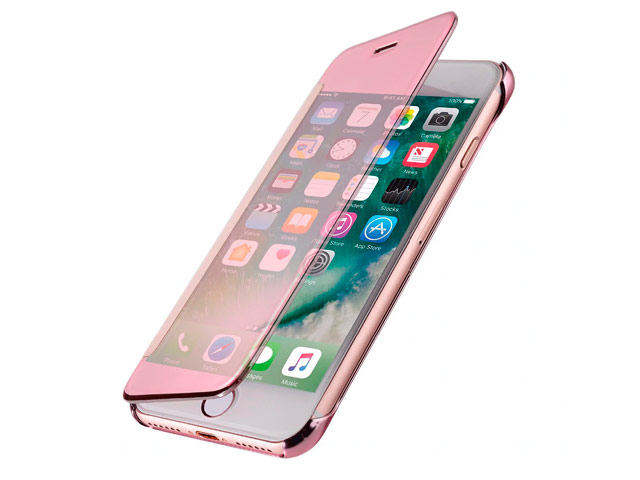 Чехол Yotrix FlipWallet case для Apple iPhone 6S (золотистый, пластиковый)