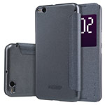 Чехол Nillkin Sparkle Leather Case для HTC One X9 (темно-серый, винилискожа)