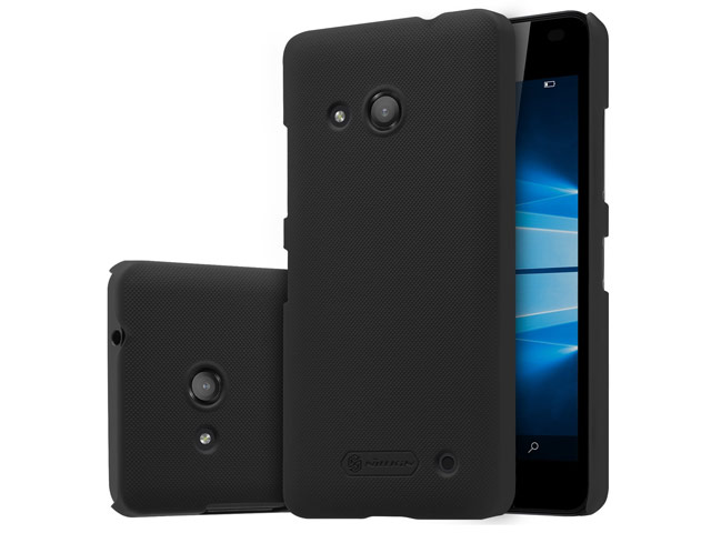 Чехол Nillkin Hard case для Microsoft Lumia 550 (черный, пластиковый)