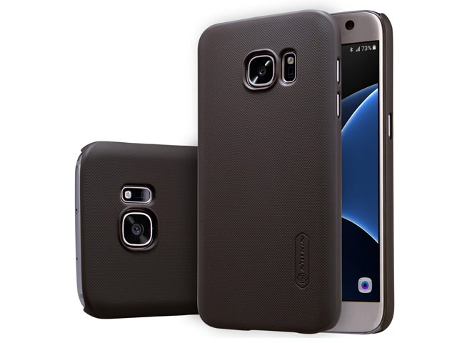 Чехол Nillkin Hard case для Samsung Galaxy S7 (темно-коричневый, пластиковый)